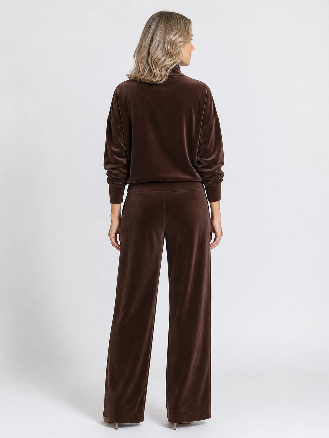 Mendocino Mock-Neck Knit Two-Piece Set
