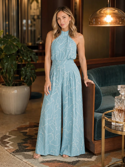 Women's jumpsuits — wide-leg, halter and wrap-front styles