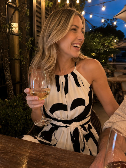 Portofino Halter Wide-Leg Jumpsuit