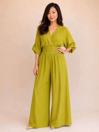 Chatham Wrap Wide-Leg Jumpsuit
