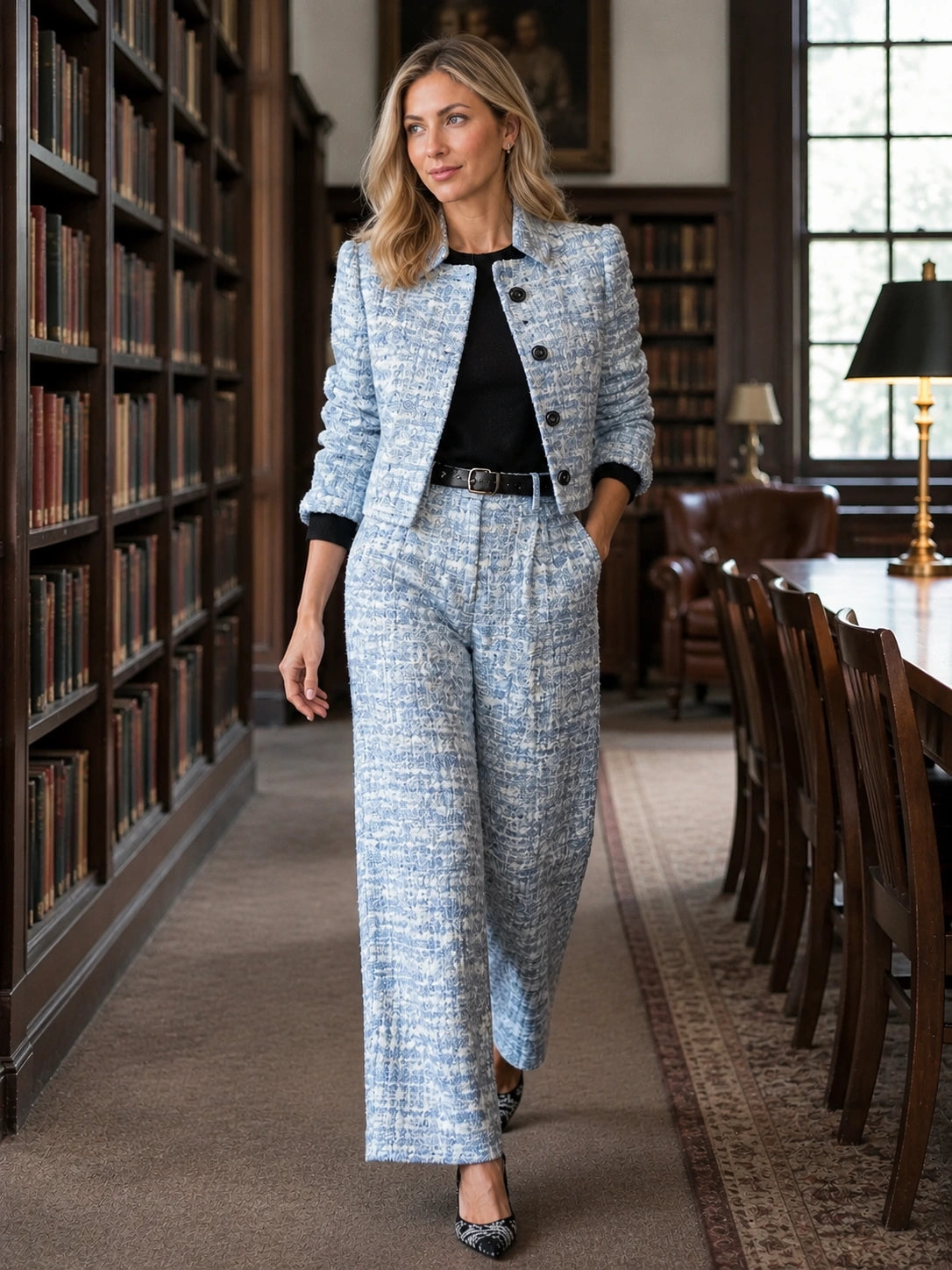 Bridgehampton Tweed Two-Piece Set