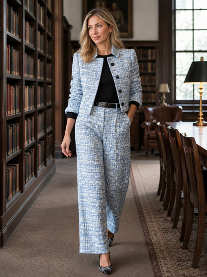 Bridgehampton Tweed Two-Piece Set