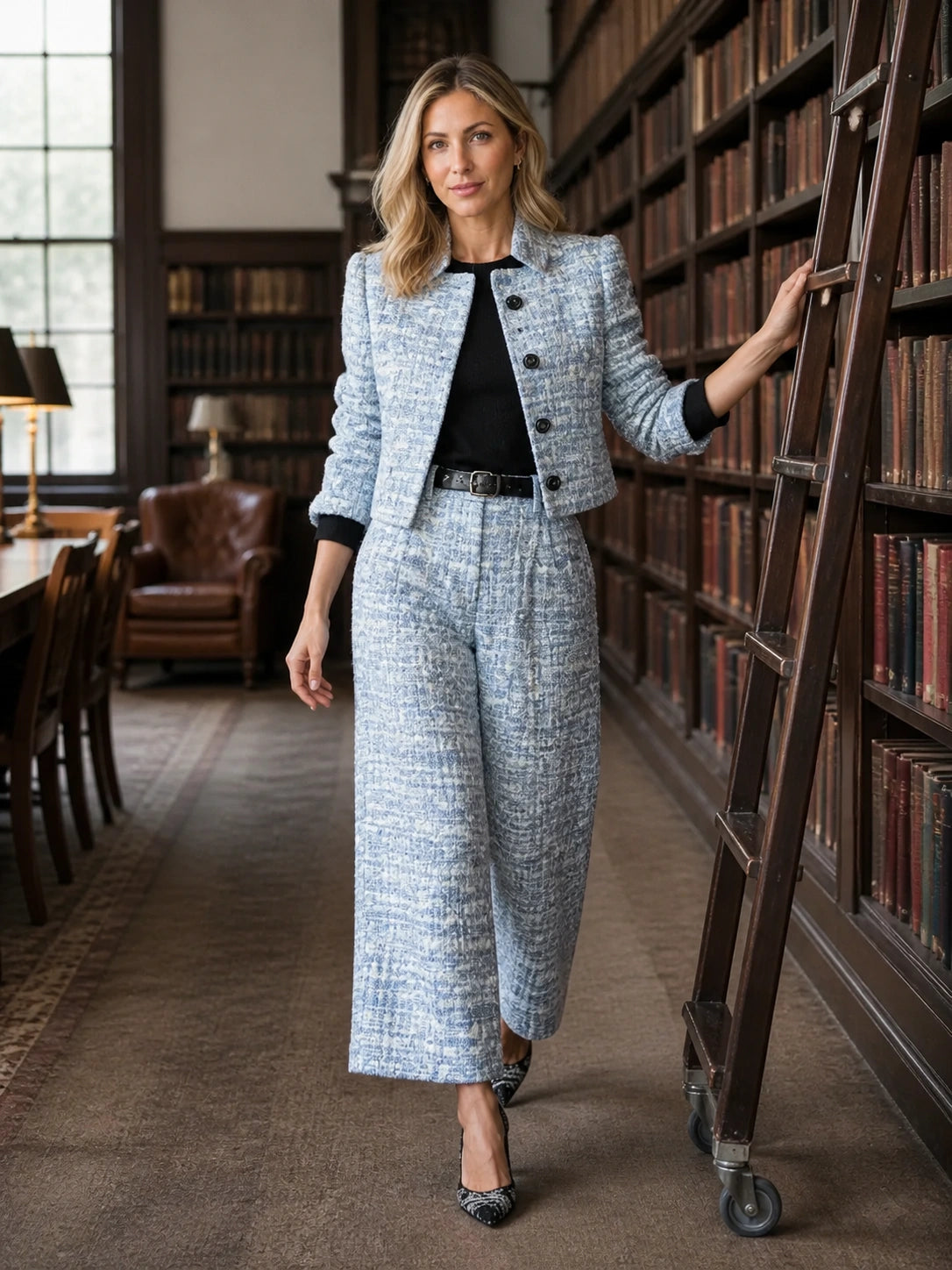 Bridgehampton Tweed Two-Piece Set
