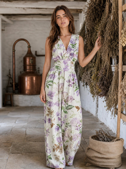 Captiva Printed Wide-Leg Jumpsuit