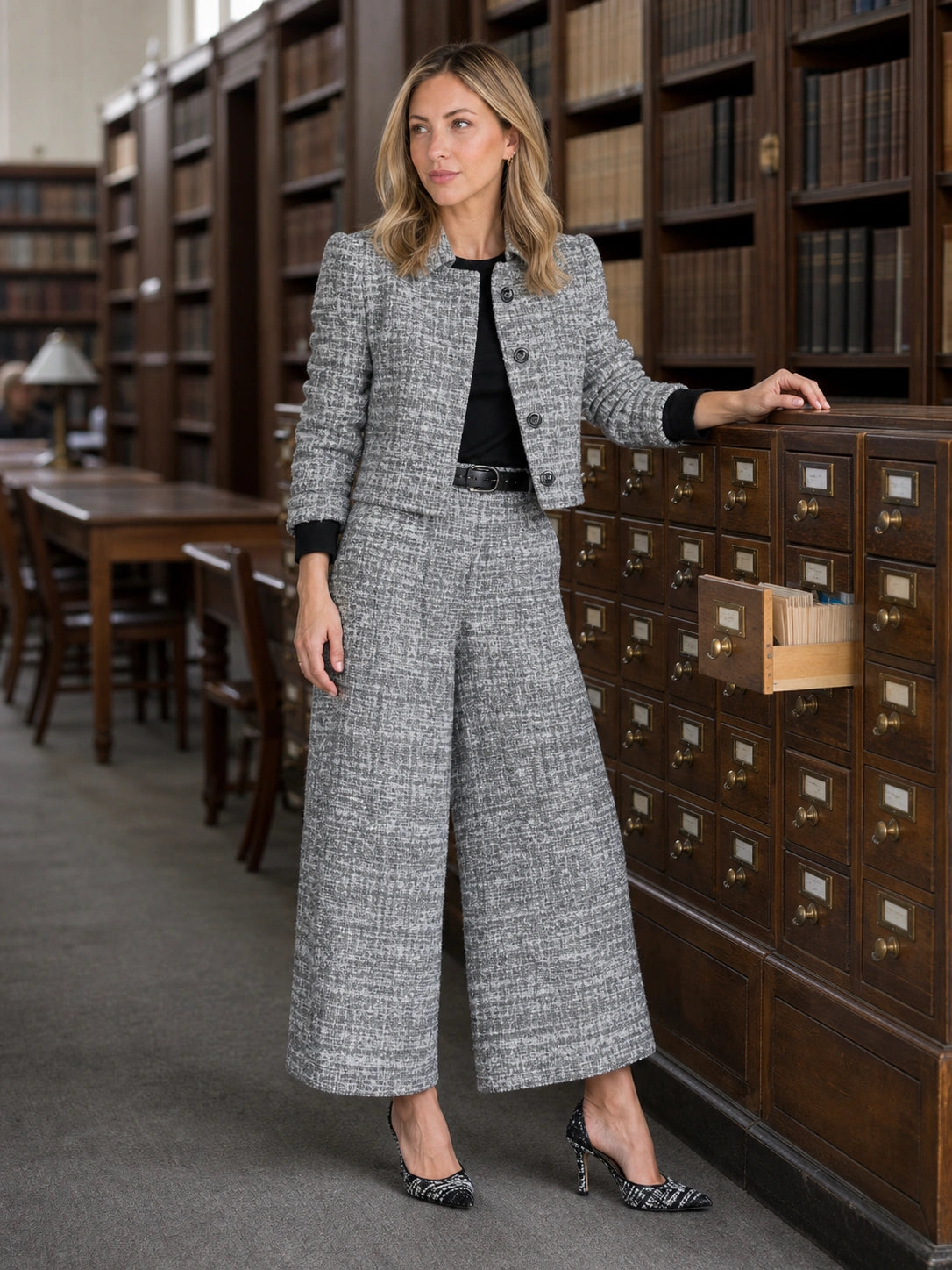 Bridgehampton Tweed Two-Piece Set