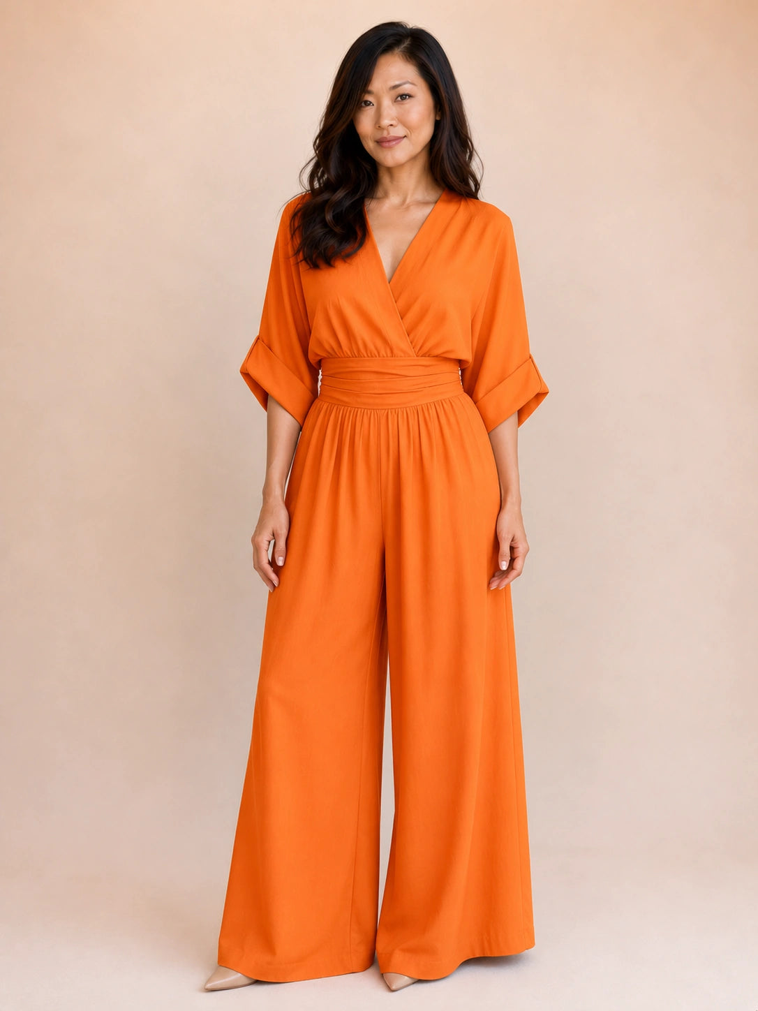 Chatham Wrap Wide-Leg Jumpsuit
