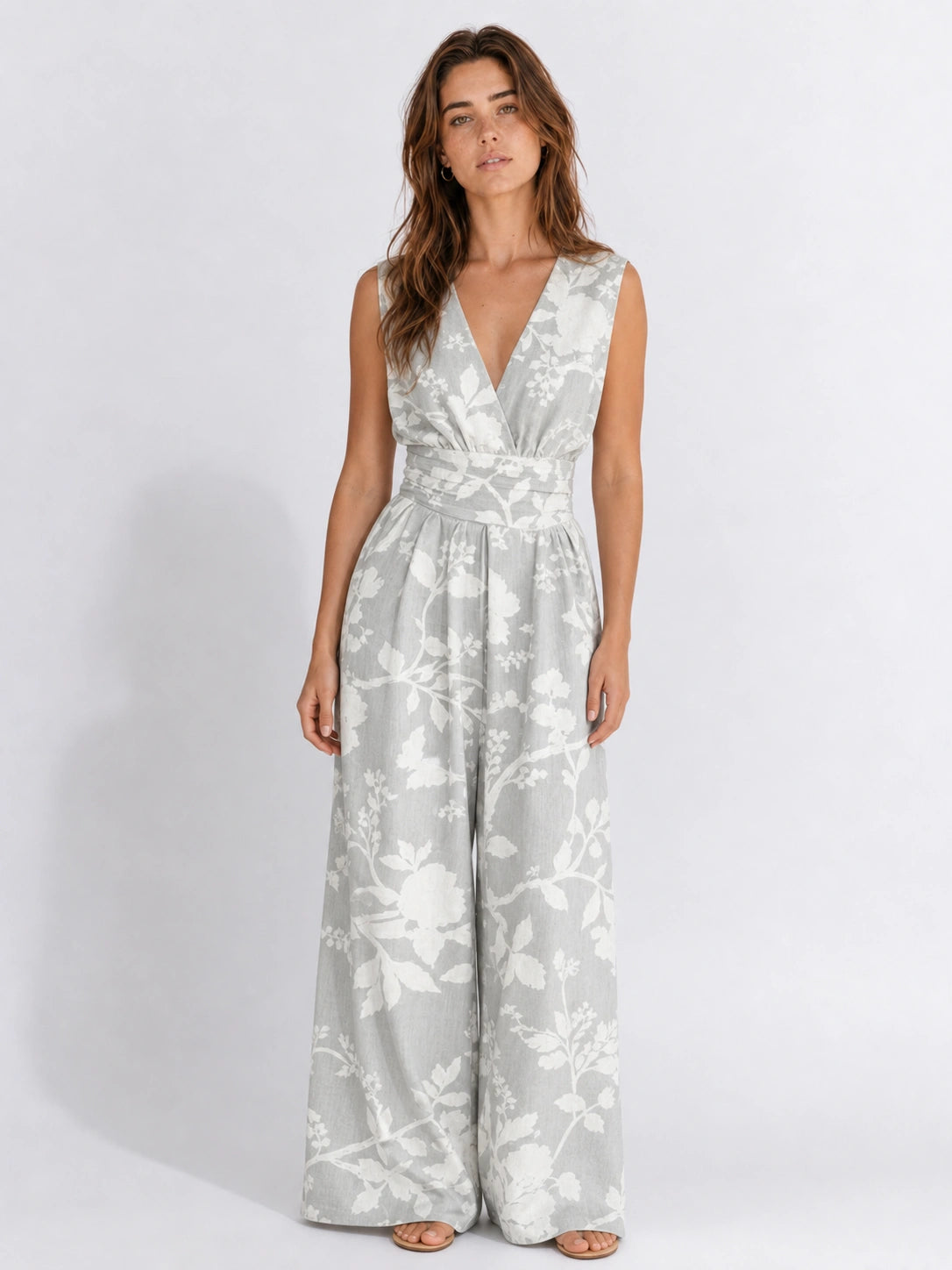 Captiva Printed Wide-Leg Jumpsuit