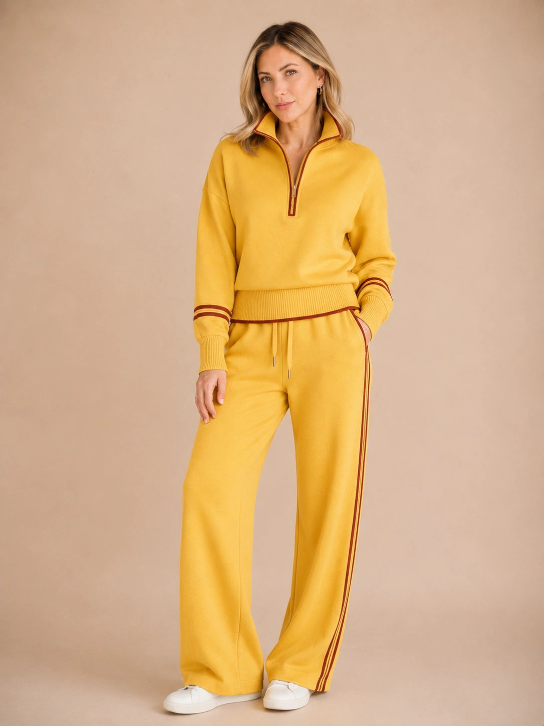 Southampton Quarter-Zip Two-Piece Set